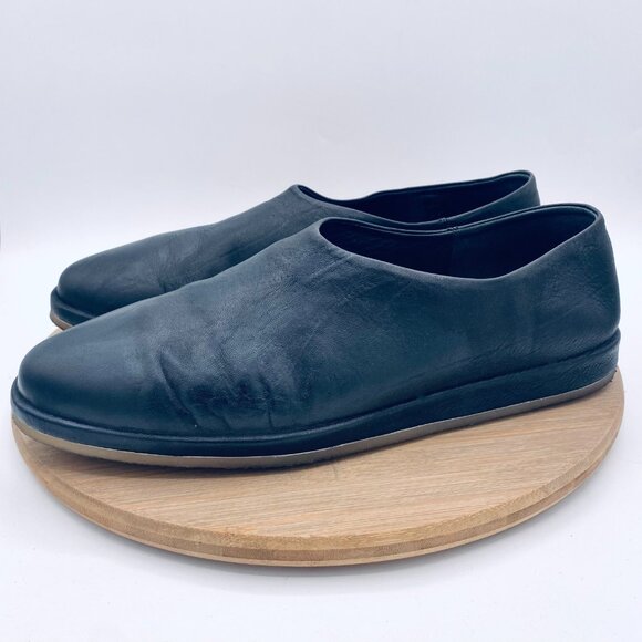 Fear of God Shoes Mens 10 43 Black Leather Flat Loafers Quiet Luxury Italy main image 5